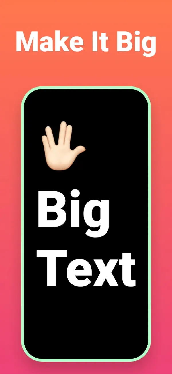 LED Banner - Make It Big Text screenshot 2