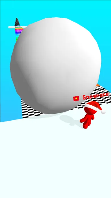 Snow Race 3D™: Fun Xmas Racing screenshot 3