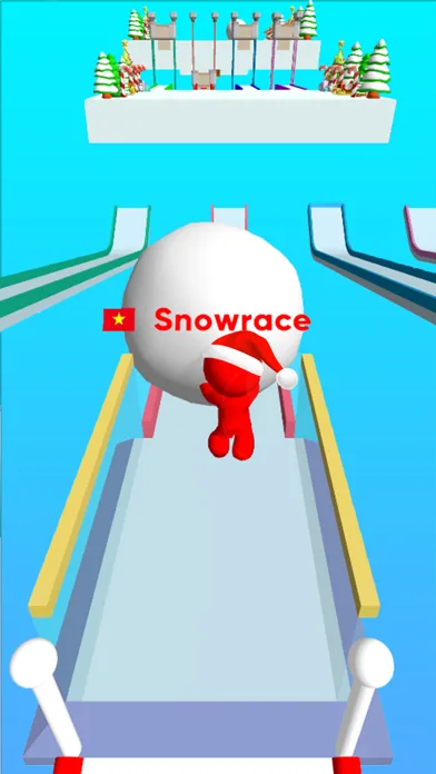 Snow Race 3D™: Fun Xmas Racing screenshot 5