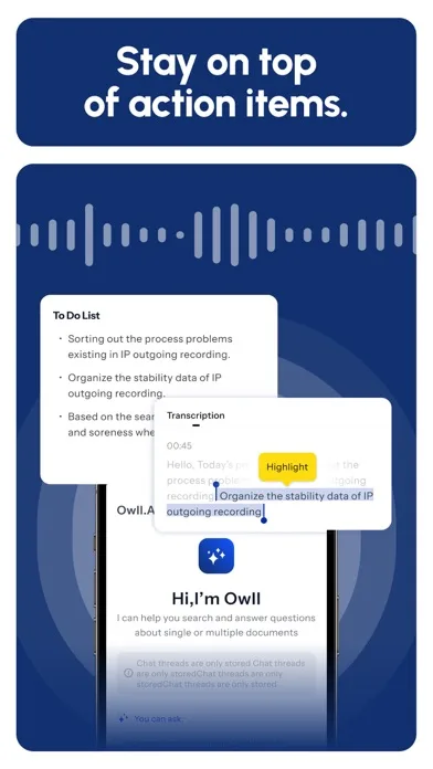 Owll: AI Note Taker & Record screenshot 5