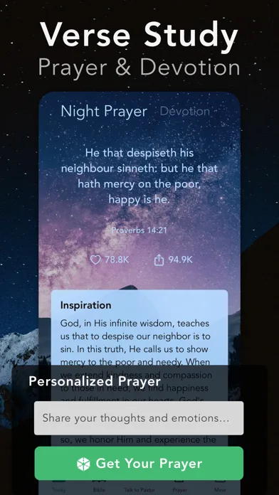 Bible-Faith Prayer & KJV Audio screenshot 2