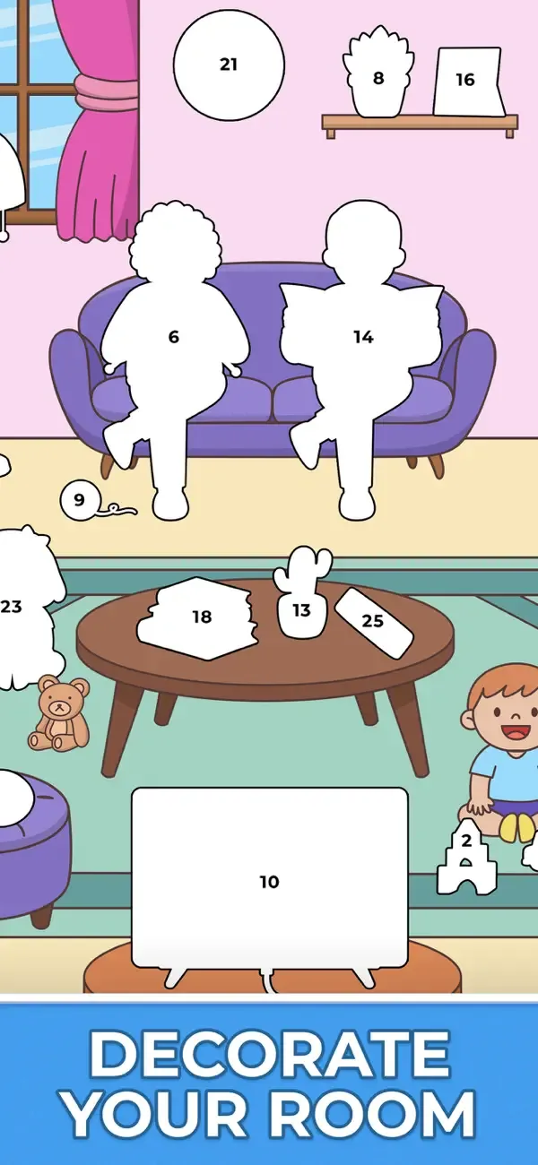 Sticker Book: Color By Number screenshot 1