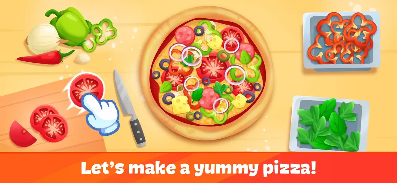 Pizza Games: Cooking for Kids screenshot 1