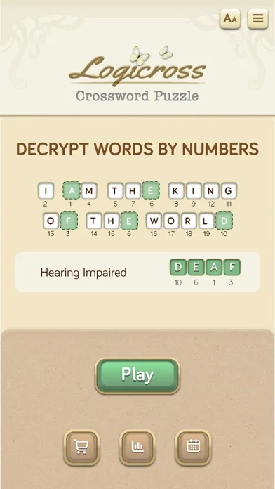Logicross: Crossword Puzzle screenshot 1