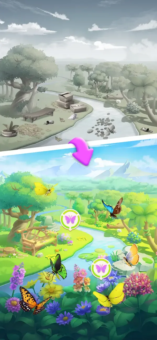 Solitaire Butterfly screenshot 2