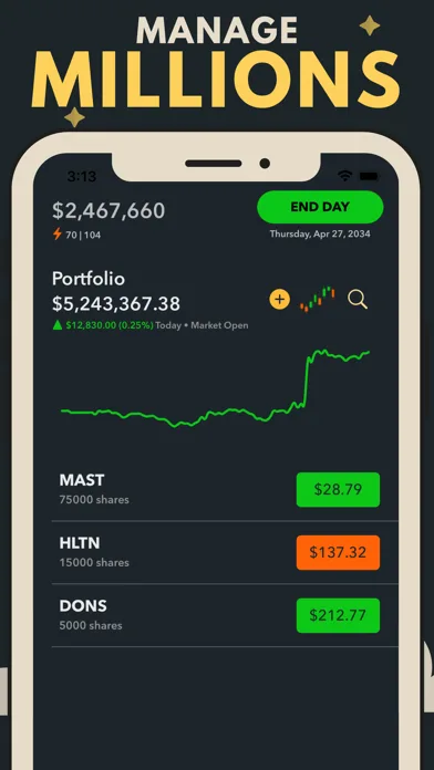 Trading Game Stock Market Sim screenshot 1