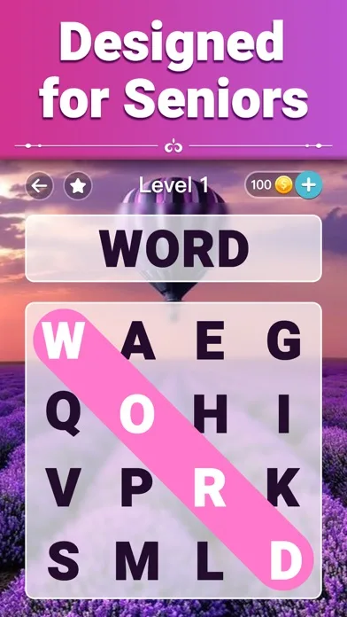 Vita Word Search for Seniors screenshot 1