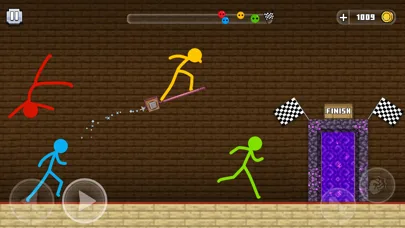Stickman Parkour Race & Jump screenshot 4
