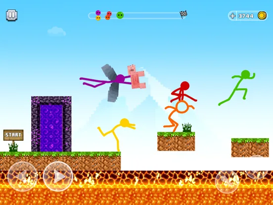 Stickman Parkour Race & Jump screenshot 5