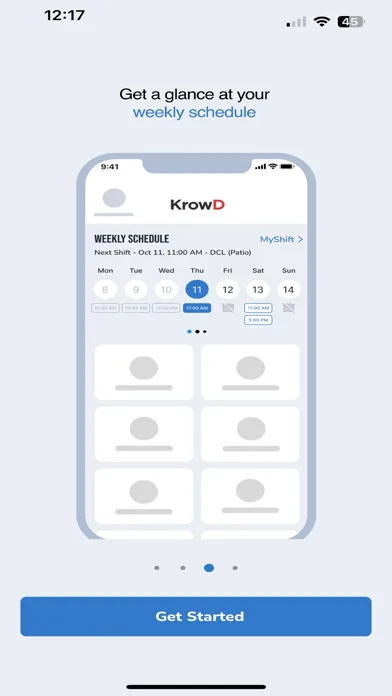 KrowD Mobile App screenshot 1