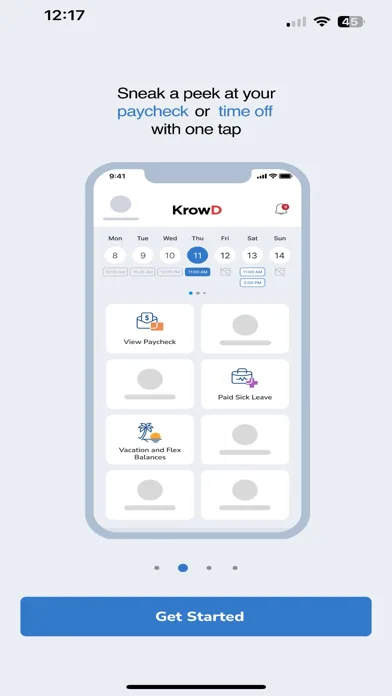 KrowD Mobile App screenshot 2