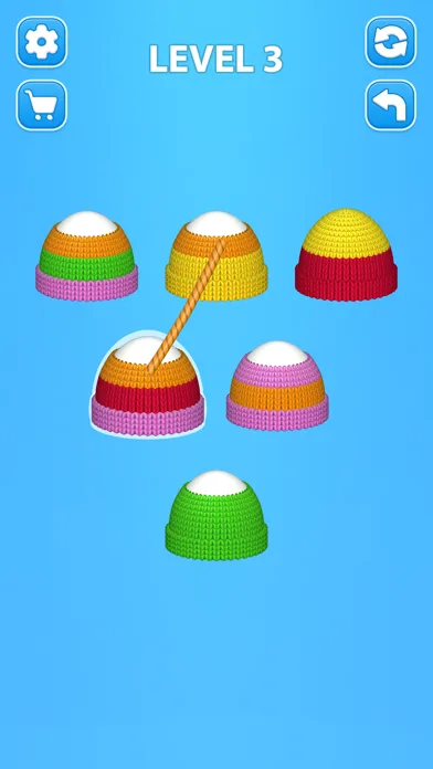 Cozy Knitting: Color Sort Game screenshot 1