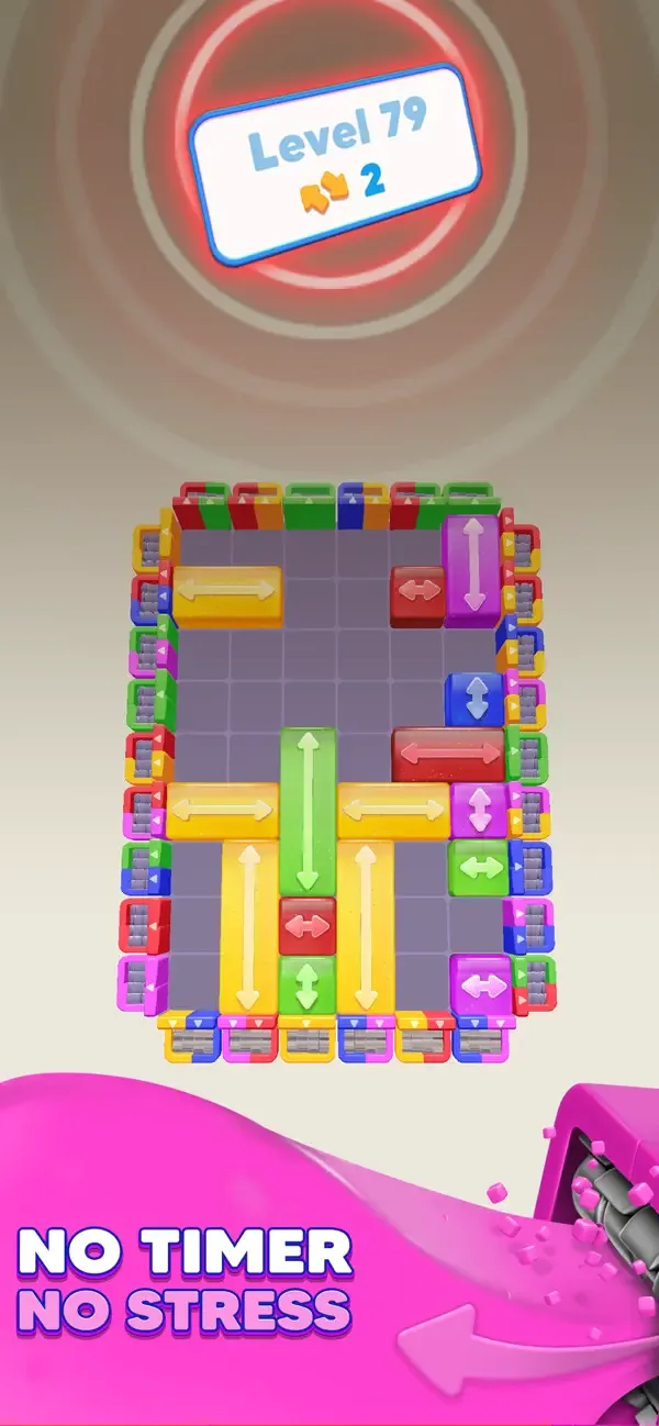 Color Blocks 3D: Slide Puzzle screenshot 1