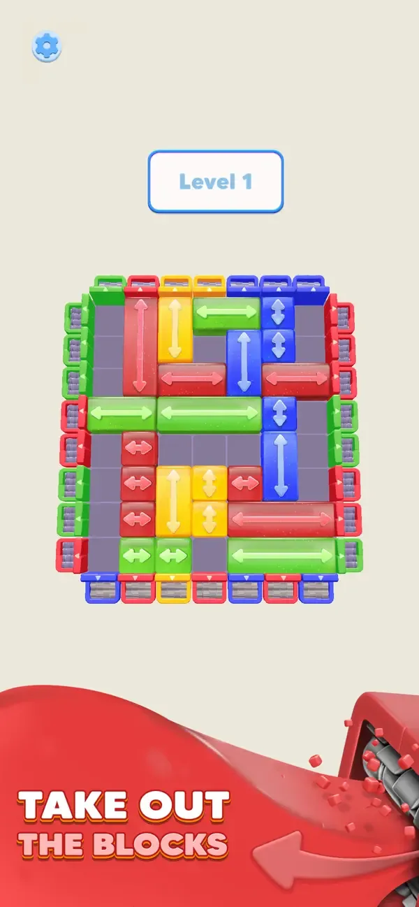 Color Blocks 3D: Slide Puzzle screenshot 2