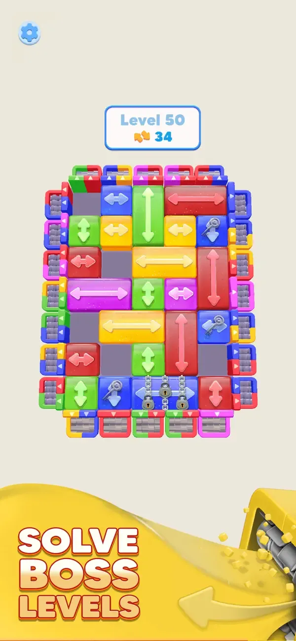 Color Blocks 3D: Slide Puzzle screenshot 3
