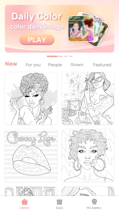 Tangle Color by Number Book screenshot 1