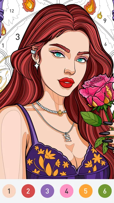 Tangle Color by Number Book screenshot 3