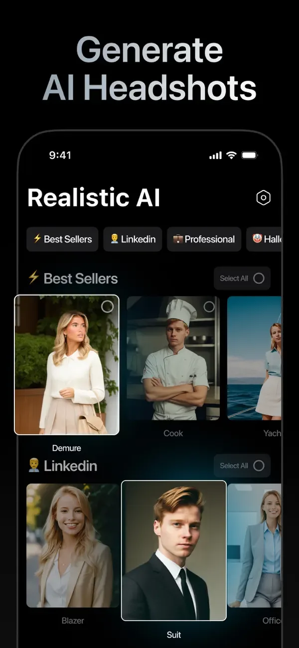 AI Headshot Generator screenshot 1