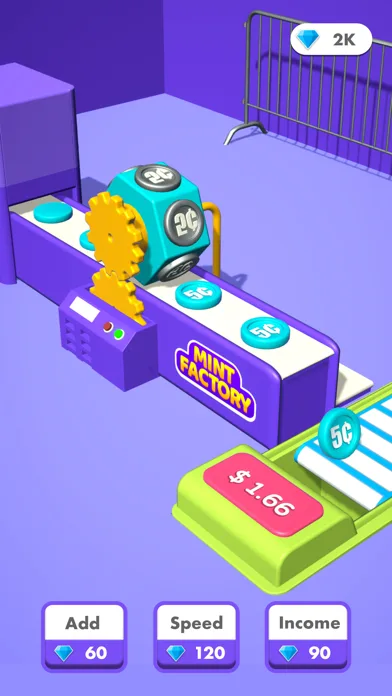 Mint Factory - Idle Money Game screenshot 1