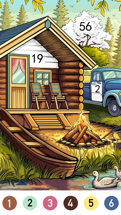 Country Farm Coloring Book screenshot 1