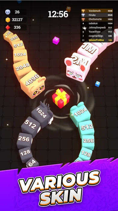 Jelly Cube Snake io screenshot 4