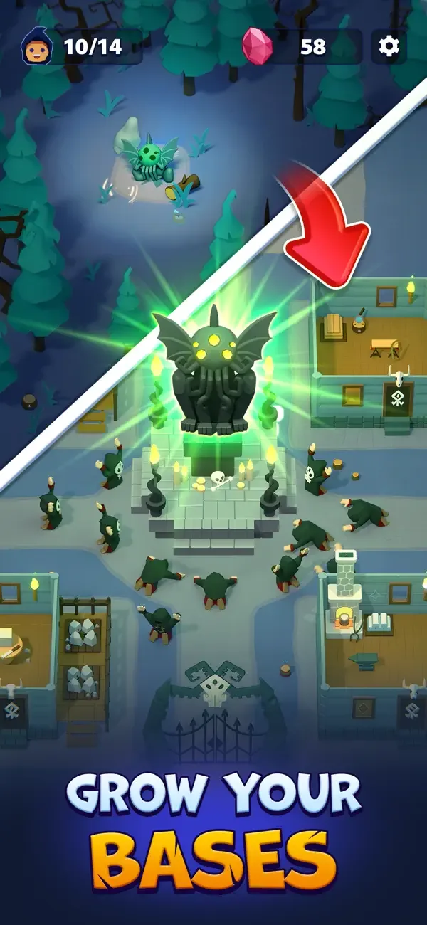 Idle Cult Empire - Evil Tycoon screenshot 3