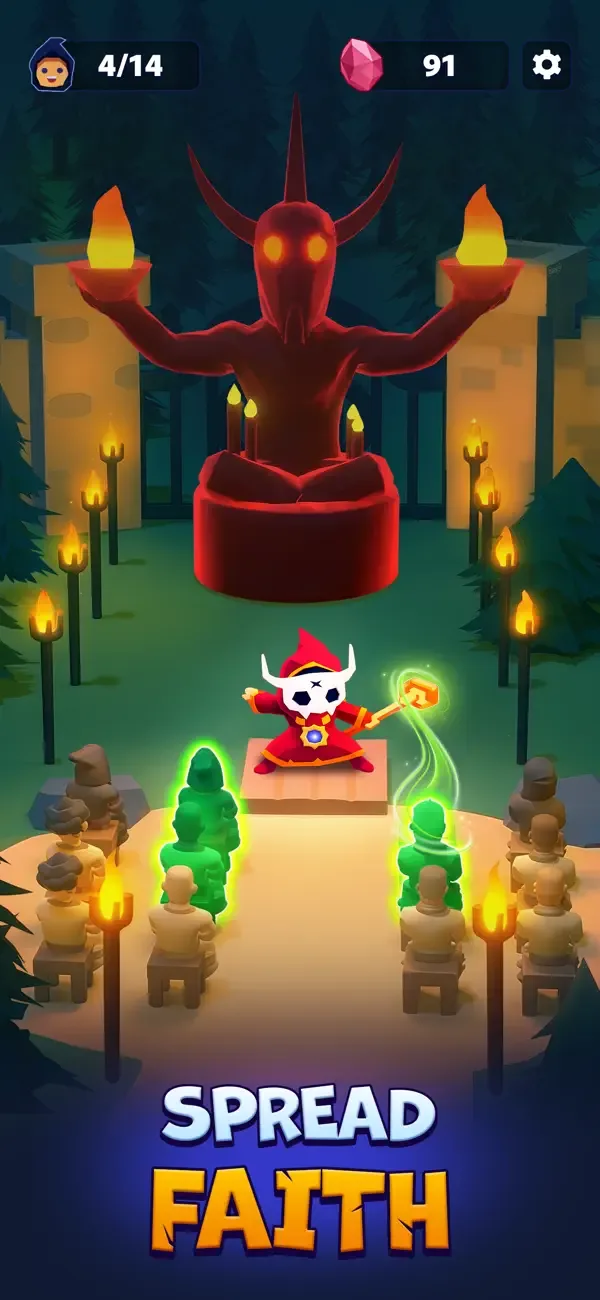 Idle Cult Empire - Evil Tycoon screenshot 4