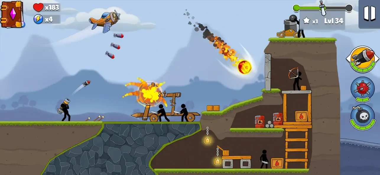 Boom Stick: Bazooka Puzzle screenshot 3