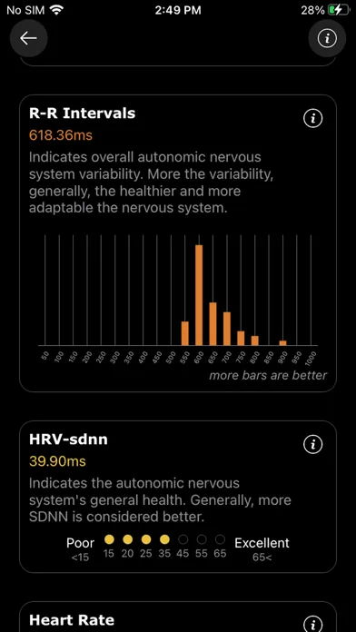 ECG heart analyze - watch screenshot 2