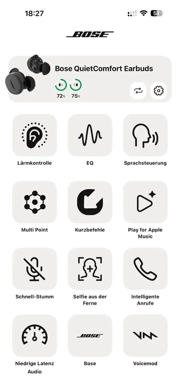 Bose QC Earbuds screenshot 1