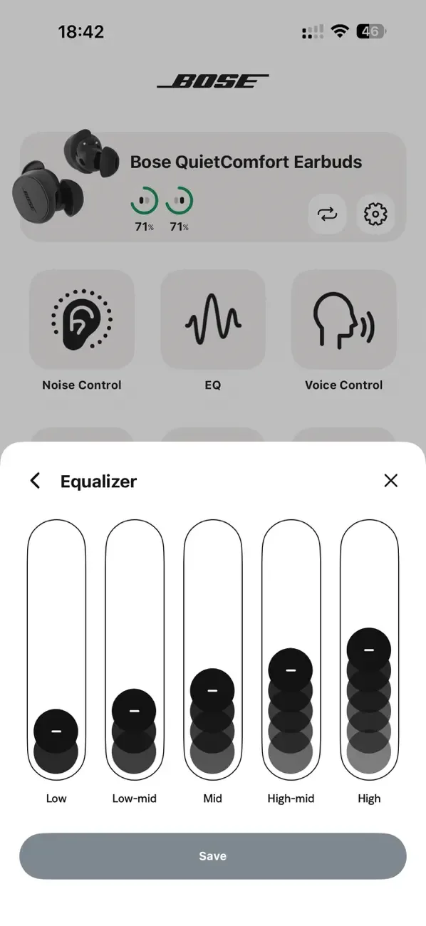 Bose QC Earbuds screenshot 4