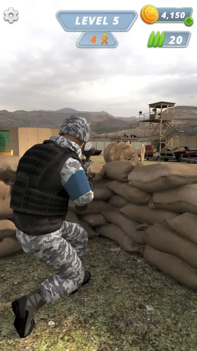 Paintball Attack 3D: Color War screenshot 1