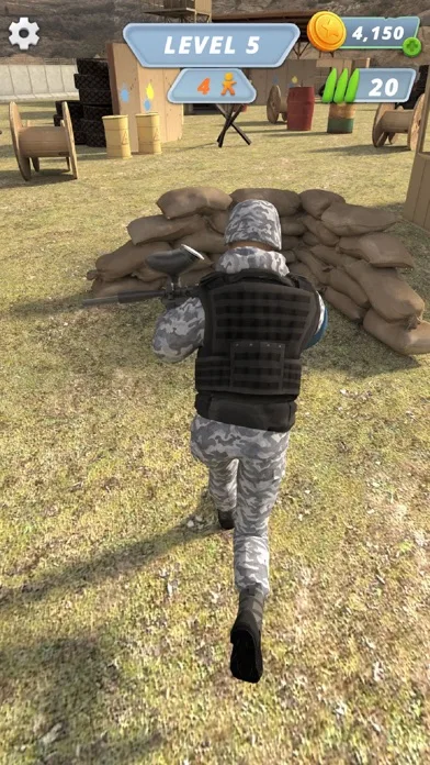 Paintball Attack 3D: Color War screenshot 2