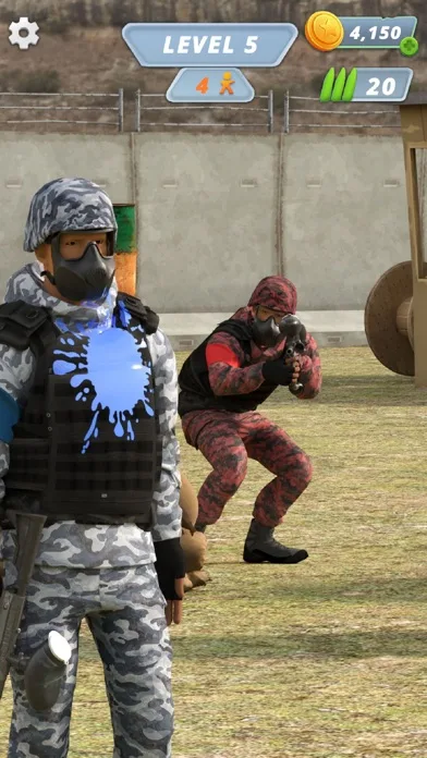 Paintball Attack 3D: Color War screenshot 3