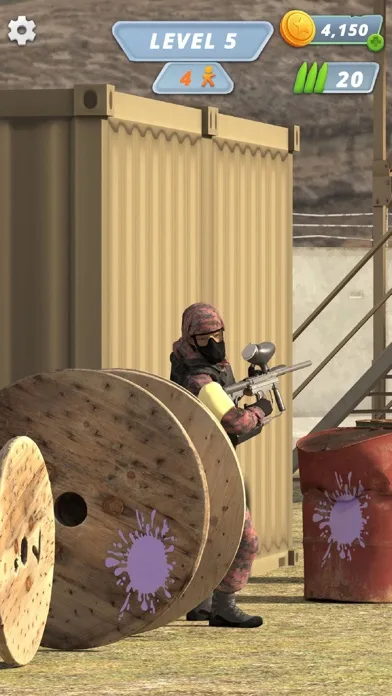Paintball Attack 3D: Color War screenshot 4