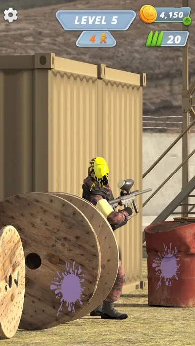 Paintball Attack 3D: Color War screenshot 5