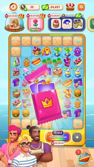 Merge Cruise: Mystery Puzzle screenshot 1