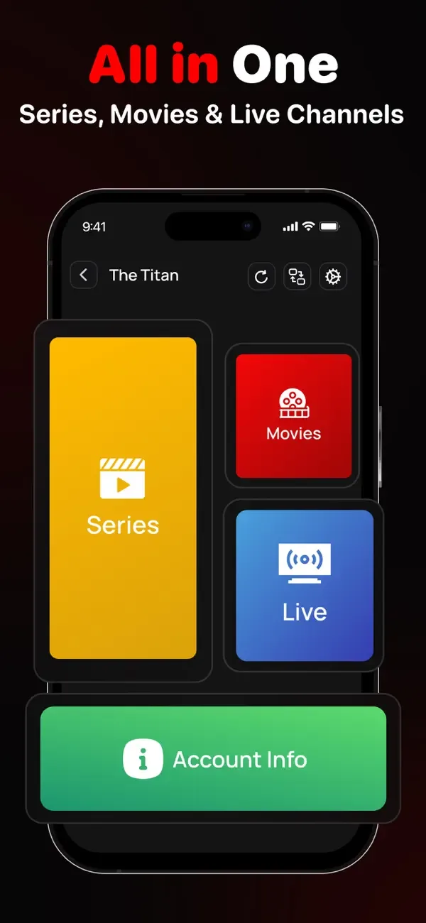 IPTV Smarters・Smart TV Player screenshot 5