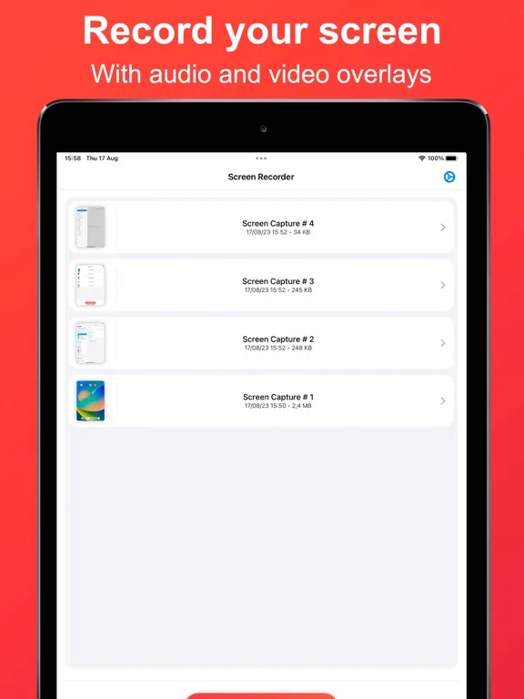 Screen Recorder Voice & Video screenshot 1