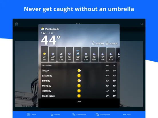 AOL Mail, News, Weather screenshot 5
