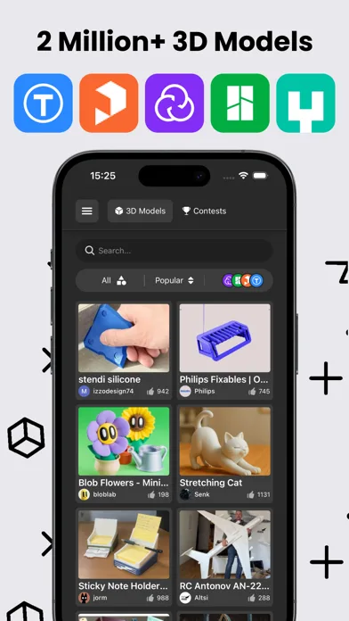 3D GO | 3D Printing Models screenshot 1