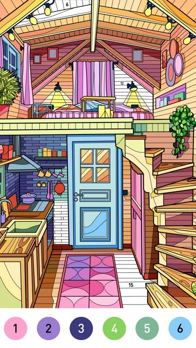 House Color - Paint by number screenshot 1