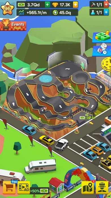 Mountain Bike Park-Tycoon Game screenshot 3