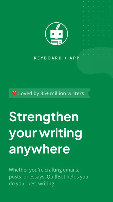 QuillBot-AI Writing & Keyboard screenshot 1