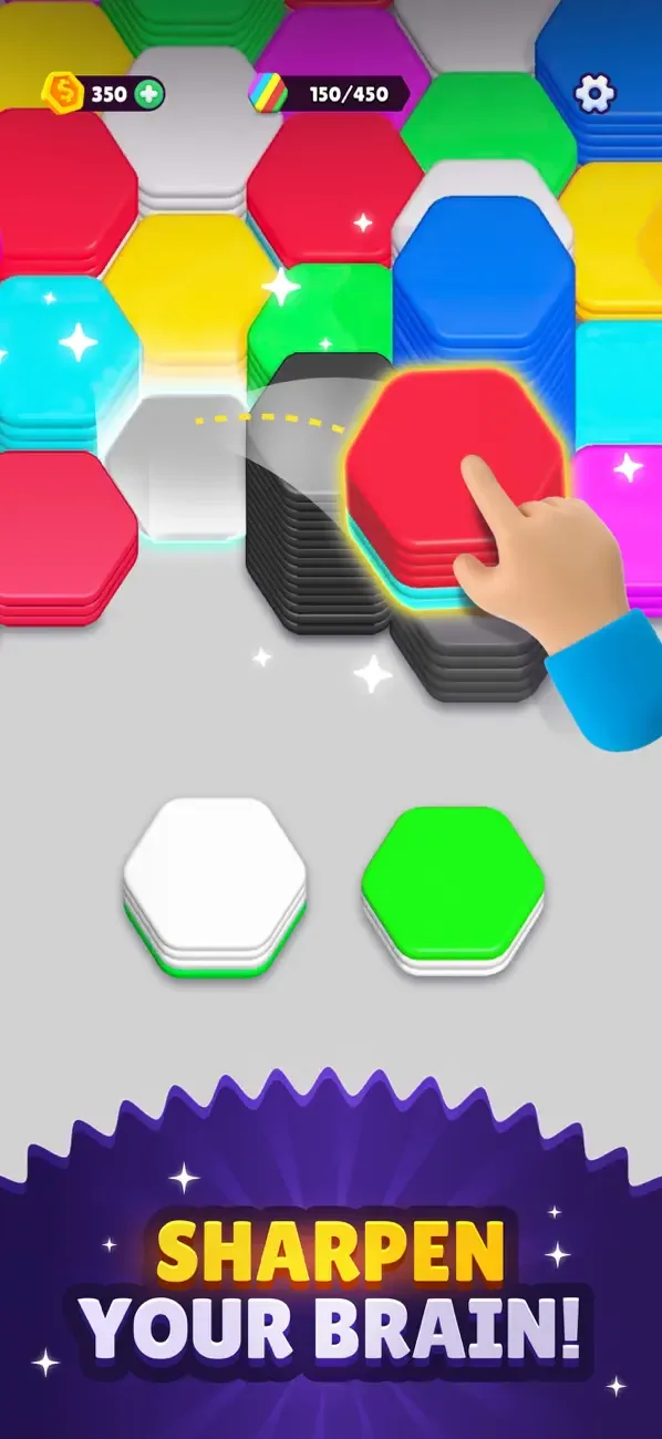 Hexa Sort screenshot 1