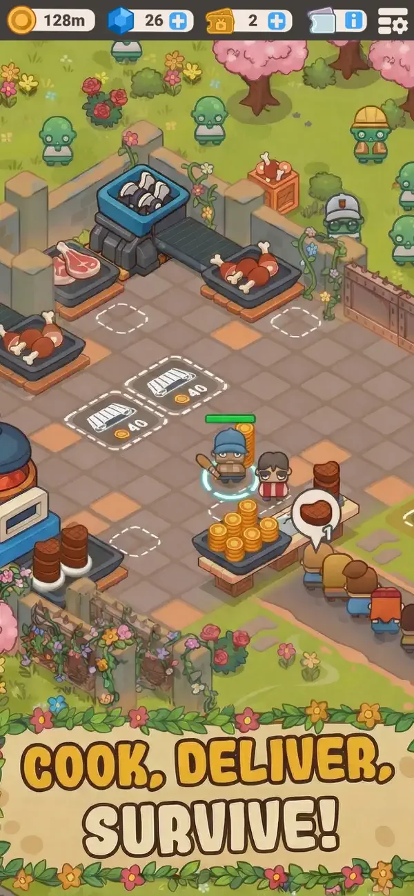 Idle Outpost Zombie Apocalypse screenshot 3