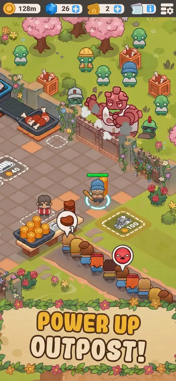 Idle Outpost Zombie Apocalypse screenshot 4