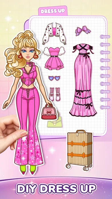 DIY Paper Doll Dress Up screenshot 1