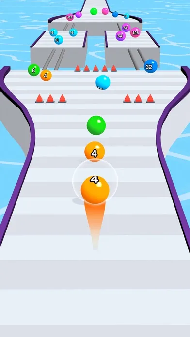 Number Ball Race & Merge 3D screenshot 2
