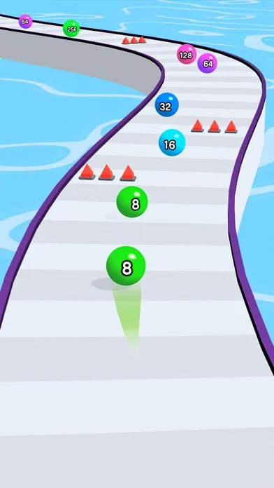 Number Ball Race & Merge 3D screenshot 3